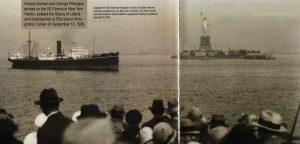 Ship like the SS Parama enters New York Harbor