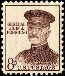 Postage stamp commemorating Gen. Pershing